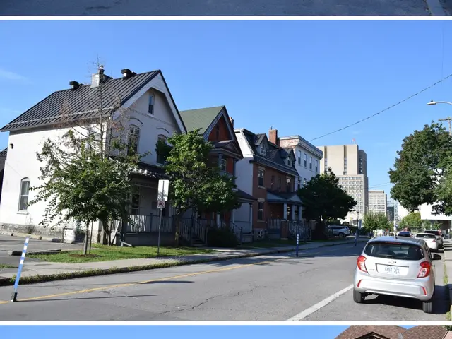 Casas patrimoniales en Cumberland Street, Daly Avenue, Stewart Street y Wilbrod Street en el distrito de conservación patrimonial de Sandy Hill West.